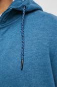 Кофта Medicine чоловіча колір бірюзовий з капюшоном однотонна