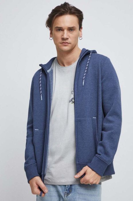 Кофта Medicine чоловіча колір синій з капюшоном однотонна (3068008)