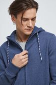 Кофта Medicine чоловіча колір синій з капюшоном однотонна (3068008)