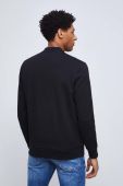 Кофта Medicine чоловіча колір чорний однотонна (2894395)