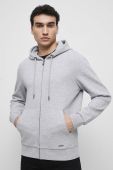 Кофта Medicine чоловіча колір сірий з капюшоном однотонна (3021307)