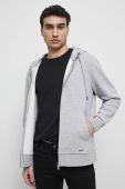 Кофта Medicine чоловіча колір сірий з капюшоном однотонна (3021307)