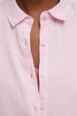 Сорочка Medicine жіноча колір рожевий regular класичний комір