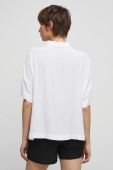 Сорочка Medicine жіноча колір білий relaxed класичний комір (3340356)