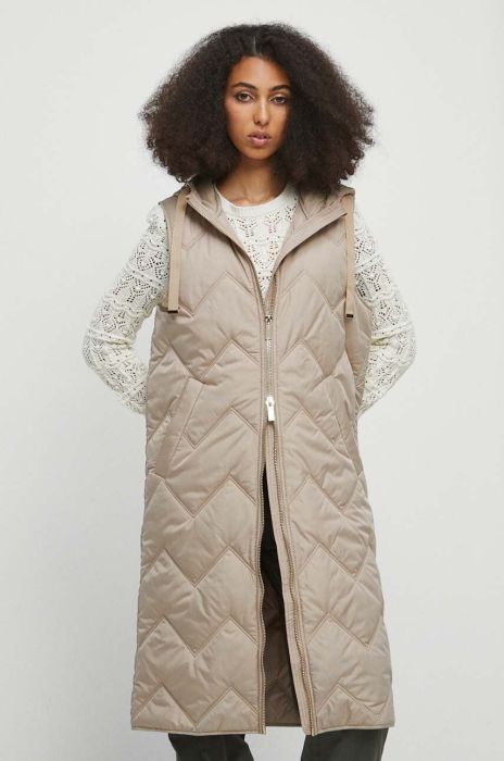 Безрукавка Medicine жіноча колір бежевий перехідний