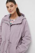 Пальто Medicine жіночий колір рожевий перехідний oversize