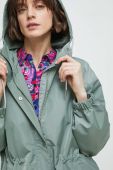 Пальто Medicine жіночий колір зелений перехідний