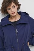 Пальто Medicine жіноче колір синій перехідне oversize