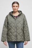 Куртка Medicine жіноча колір зелений перехідна oversize (3005744)