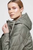 Куртка Medicine жіноча колір зелений перехідна oversize (3005744)