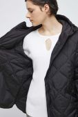 Куртка Medicine жіноча колір чорний перехідна oversize (3005749)