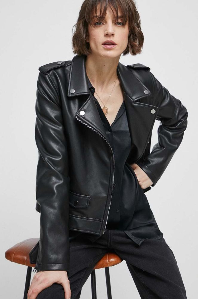 Куртка Medicine жіноча колір чорний перехідна (3016279)