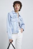 Джинсова куртка Medicine жіноча перехідна колір блакитний (3227326)