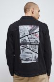 Джинсова куртка Medicine чоловіча колір чорний перехідна (3047610)
