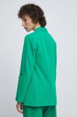 Піджак Medicine жіноча колір зелений однобортний однотонна