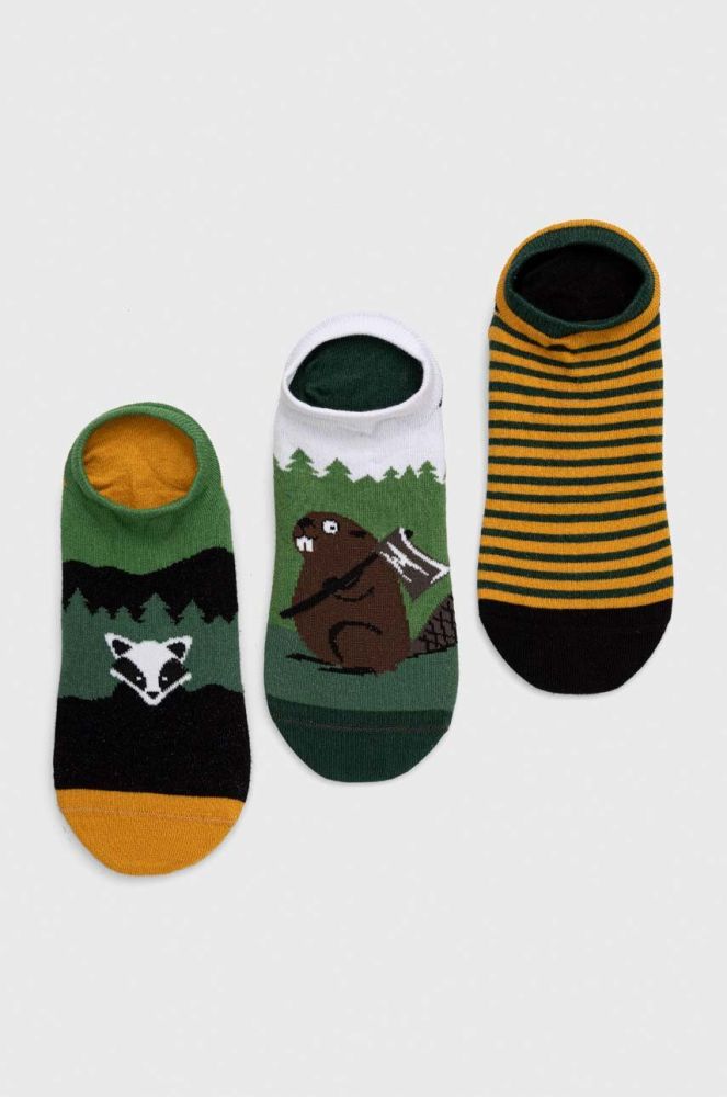 Шкарпетки Medicine 3-pack чоловічі колір зелений (3096776)