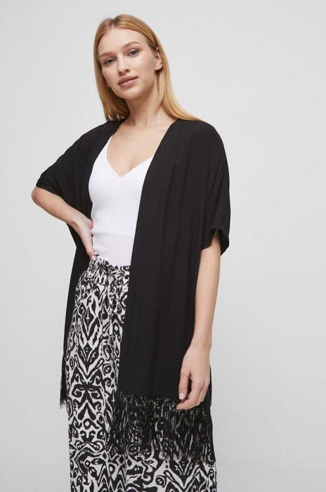 Кімоно Medicine колір чорний однотонна