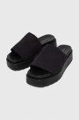 Шльопанці Medicine жіночі колір чорний на платформі