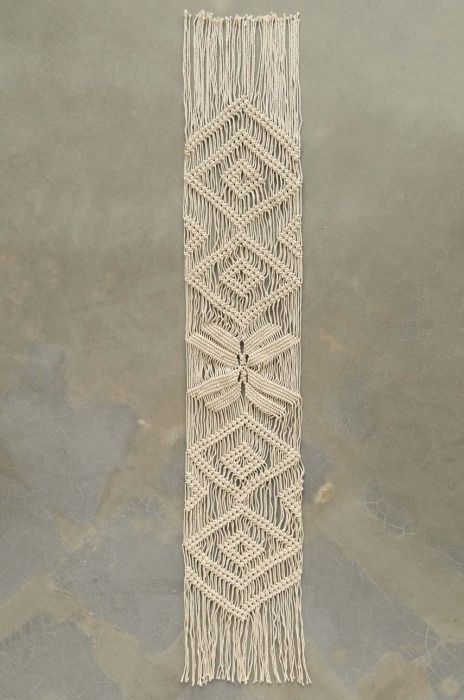 Бавовняний раннер на стіл Medicine колір бежевий (3205439)