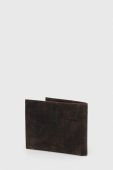 Шкіряний гаманець Medicine чоловічий колір коричневий (3205441)