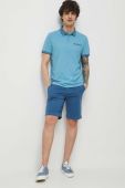 Поло Medicine чоловічий колір бірюзовий однотонний (3281540)