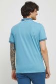 Поло Medicine чоловічий колір бірюзовий однотонний (3281540)