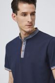 Поло Medicine чоловічі колір синій однотонний (3084334)