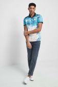 Поло Medicine чоловічі колір бірюзовий візерунок