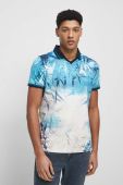 Поло Medicine чоловічі колір бірюзовий візерунок