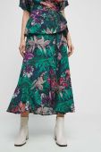 Спідниця Medicine колір зелений maxi розкльошена (3096874) Спідниця Medicine колір зелений maxi розкльошена (3096874)