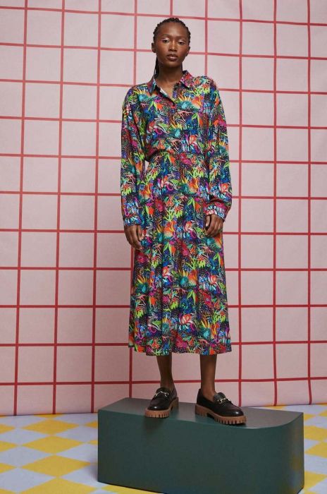 Спідниця Medicine maxi розкльошена колір барвистий (3171693)