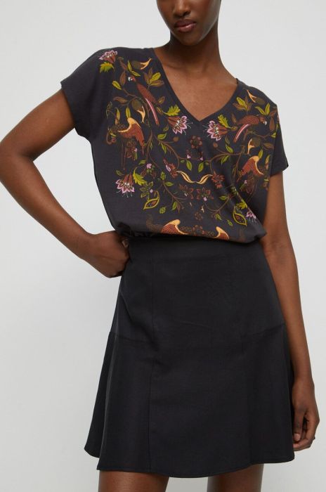 Спідниця Medicine колір чорний mini розкльошена (3281128) Спідниця Medicine колір чорний mini розкльошена (3281128)