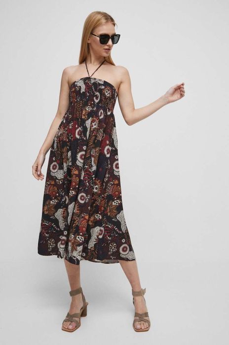 Спідниця Medicine колір чорний maxi розкльошена (3314672) Спідниця Medicine колір чорний maxi розкльошена (3314672)