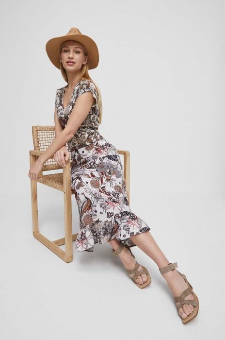 Спідниця Medicine колір бежевий maxi розкльошена (3314681) Спідниця Medicine колір бежевий maxi розкльошена (3314681)