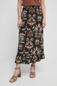 Спідниця Medicine колір чорний maxi розкльошена (3314686) Спідниця Medicine колір чорний maxi розкльошена (3314686)