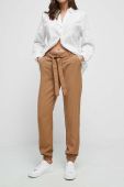 Штани Medicine жіночі колір бежевий фасон chinos середня посадка (3055071)