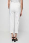 Штани Medicine жіночі колір білий фасон chinos середня посадка (3287625)