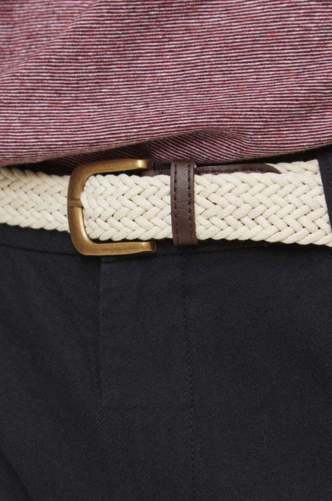 Льняні штани Medicine чоловічі колір чорний фасон chinos фото 4