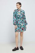 Сукня Medicine колір бірюзовий mini розкльошена (3047753)