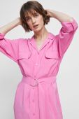 Сукня Medicine колір рожевий midi oversize (3047923)