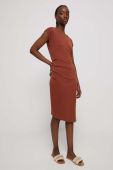 Сукня Medicine колір коричневий mini облягаюча (3240698)