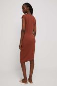 Сукня Medicine колір коричневий mini облягаюча (3240698)
