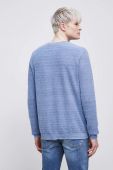 Бавовняний светр Medicine чоловічий легкий колір блакитний (2871755)