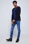 Бавовняний кардиган Medicine чоловічий колір синій (2894410)