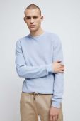 Бавовняний светр Medicine легкий колір блакитний (3016327)