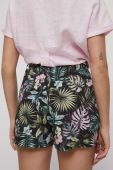 Шорти Medicine жіночі колір чорний візерунок висока посадка (3258997)