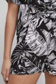 Шорти Medicine жіночі колір чорний візерунок висока посадка (3259002)