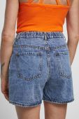 Джинсові шорти Medicine жіночі однотонні висока посадка колір блакитний (3309451)