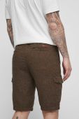 Лляні шорти Medicine колір коричневий (3314701)