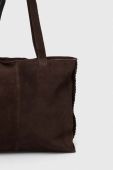 Замшева сумочка Medicine колір коричневий
